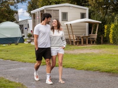 Pitch *** package with heated private sanitary facilities