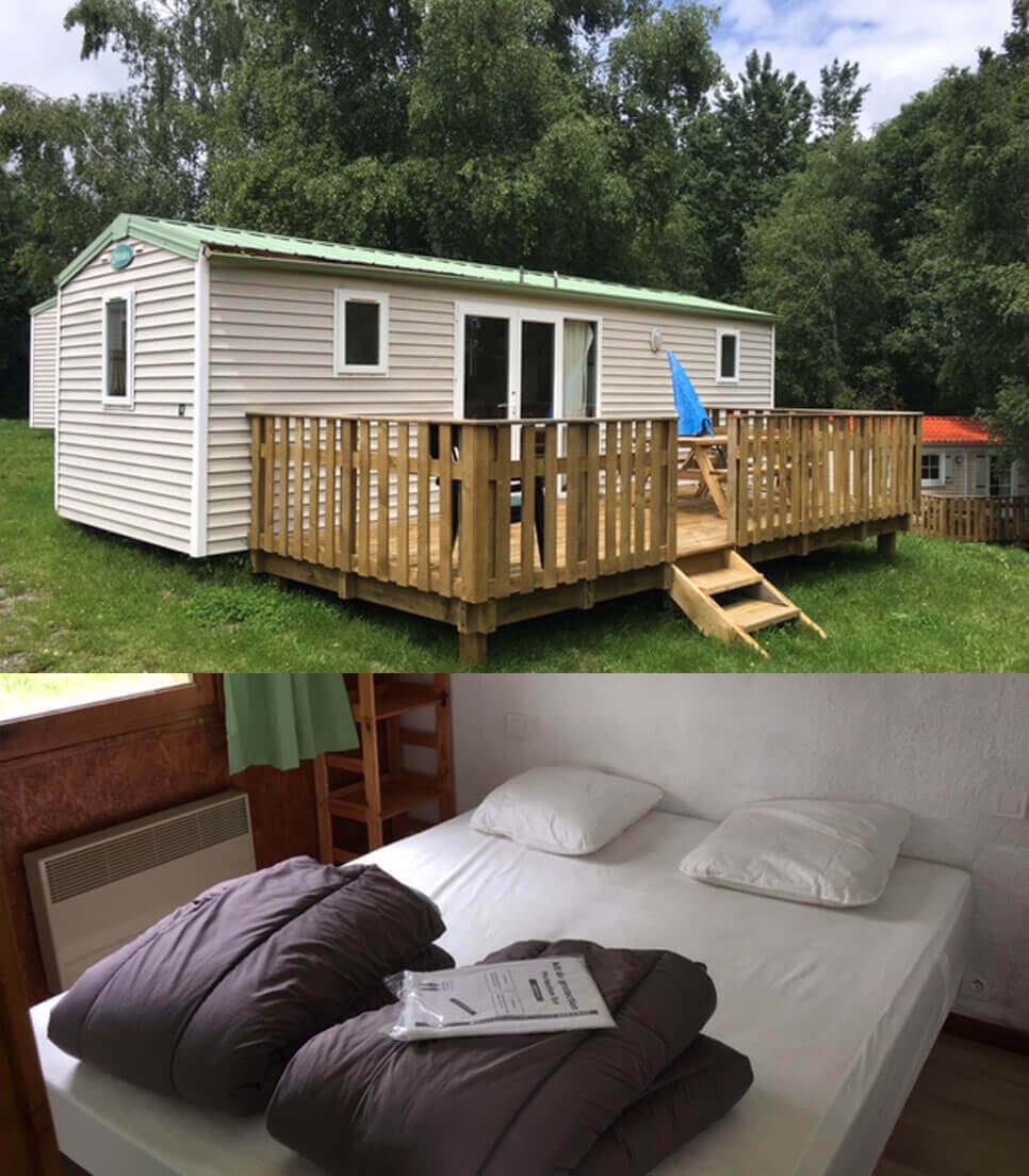 Location - Mobil Home - Camping Rondin des Bois