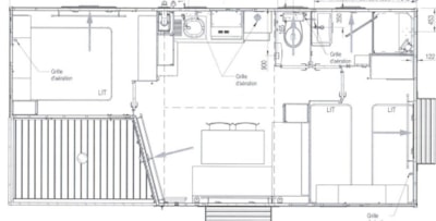 Mobile-home Ophéa Classique 2 bedrooms