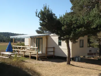 Mietunterkunft - Mobilheim Old Vérona - Camping Les Sous Bois du Lac