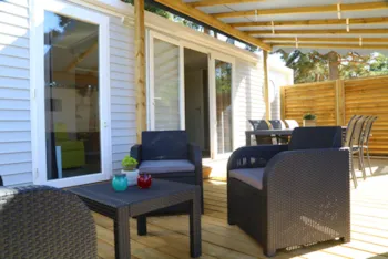 Mietunterkunft - Mobilheim Ophéa Grand Confort 2 Zimmer - Camping Les Sous Bois du Lac