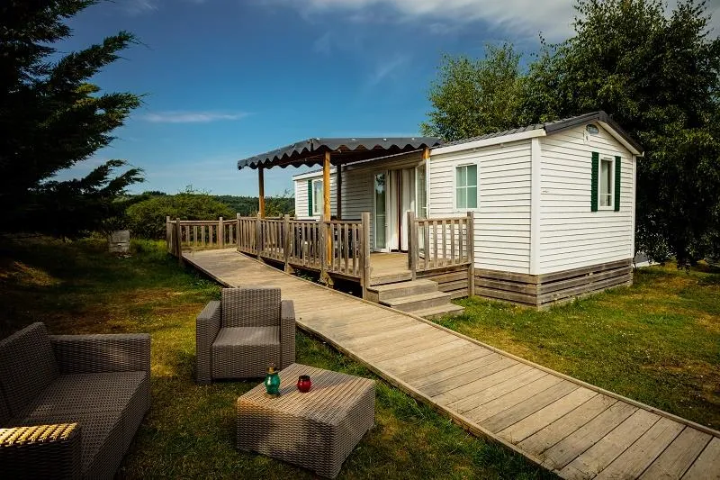 Location - Mobil-Home Ophéa Premium Pmr - Camping Les Sous Bois du Lac