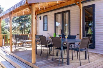 Mietunterkunft - Mobilheim Ophéa Prestige Family 3 Zimmer - Camping Les Sous Bois du Lac