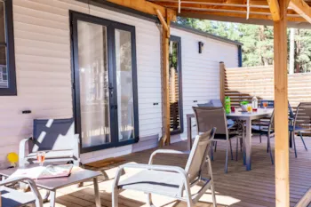 Mietunterkunft - Mobilheim Ophéa Prestige Family - Camping Les Sous Bois du Lac