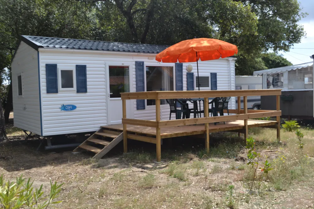 Location - Mobil-Home Loft 75 - Dimanche - Camping Le Royannais