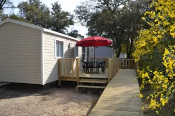 Mietunterkunft - Mobilheim Lodge 87 (Behindertengerecht) - Camping Le Royannais