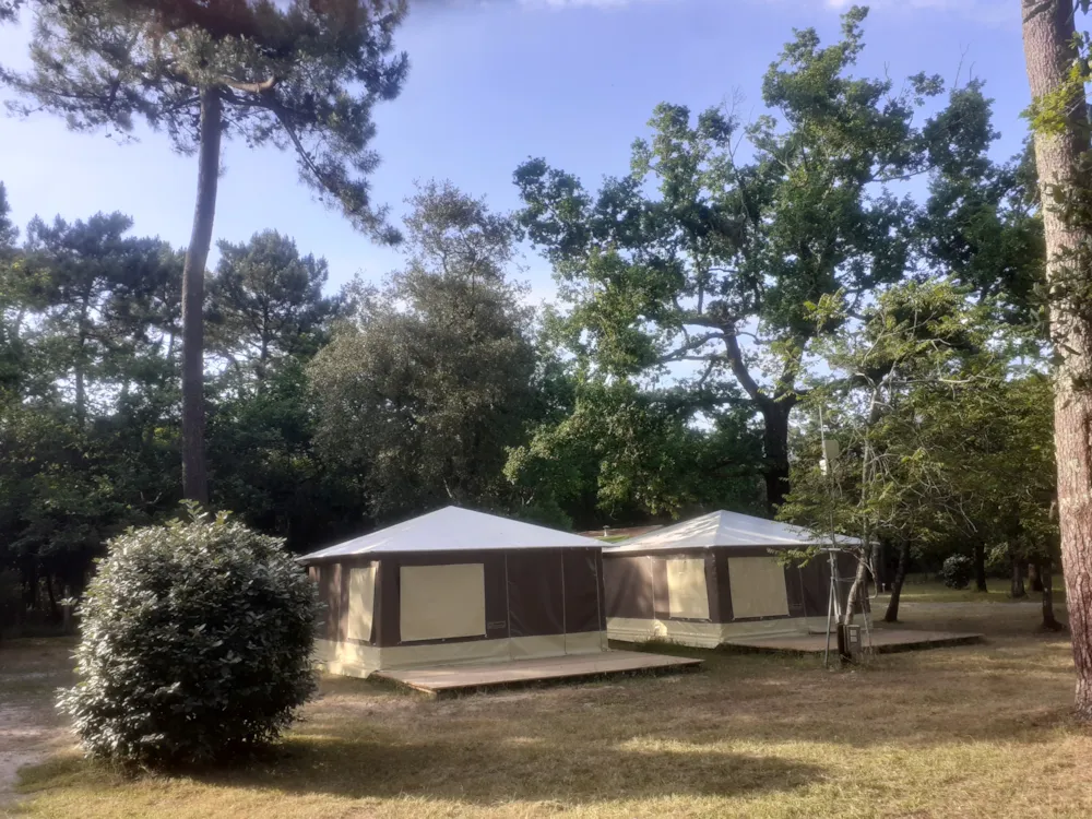 Location - Bungalow Toile Trigano Caraïbes Dimanche - Camping Le Royannais