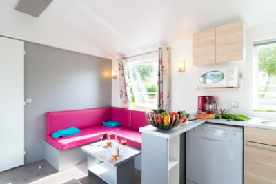 Mobile-home 35m² Standard 3 bedrooms - Uncovered terrace