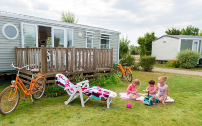 Mobile-home 35m² Standard 3 bedrooms - Uncovered terrace