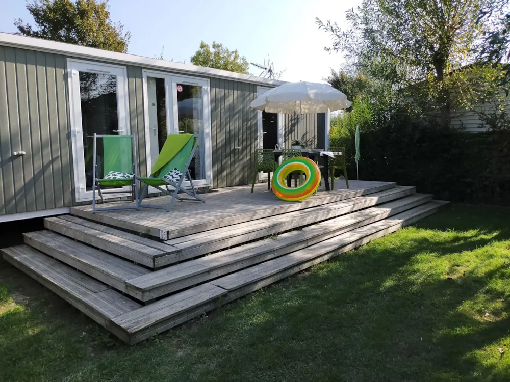 Location - Mobil Home 33M² Confort  (2 Chambres + 2 Salles De Bain) - Flower Camping Caravaning Les Aubépines