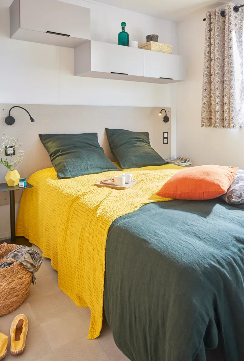 Mobil Home 30M² Confort (2 Chambres) Avec Terrasse Semi Couverte 15M²