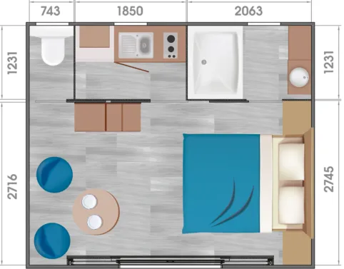 Suite Les Voiles 26M² Premium