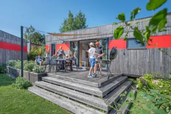 Mietunterkunft - The Lodge Les Voiles 40M² Premium (2 Schlafzimmer) - Flower Camping Caravaning Les Aubépines