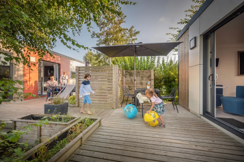 Location - Lodge Les Voiles 59M² Premium (4 Chambres) - Flower Camping Caravaning Les Aubépines