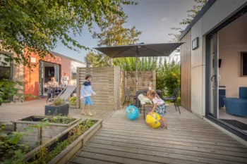 Mietunterkunft - Lodge Les Voiles 59M² Premium (4 Schlafzimmer) - Flower Camping Caravaning Les Aubépines