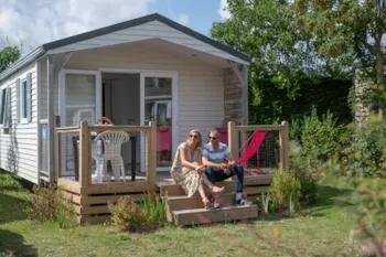 Mietunterkunft - Mobilheim Suite Komfort (1 Schlafzimmer) - Flower Camping Caravaning Les Aubépines