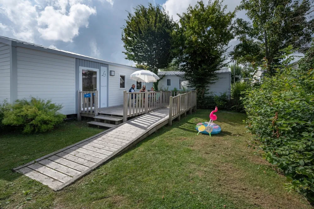 Alloggio - Casa Mobile 30M² Confort+ (2 Camere) - Adatto Alle Persone Diversamente Abili - Flower Camping Caravaning Les Aubépines