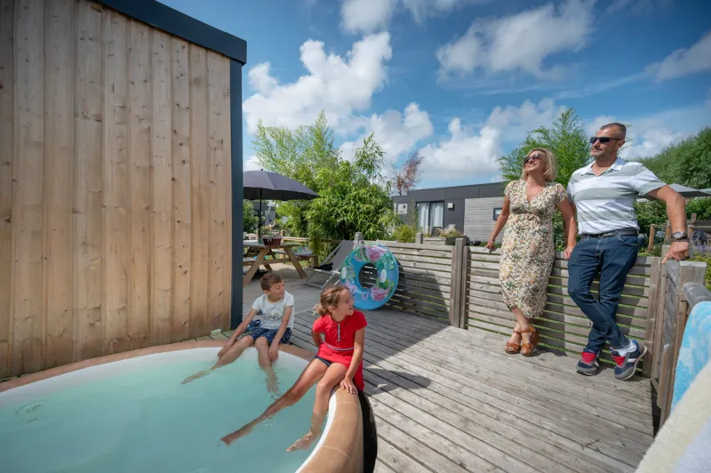 Lodge Les Voiles 35M² Premium Avec Spa (2 Chambres)