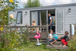 Accommodation - Mobile Home 35M² Comfort (3 Bedrooms) - Terrace - Flower Camping Caravaning Les Aubépines