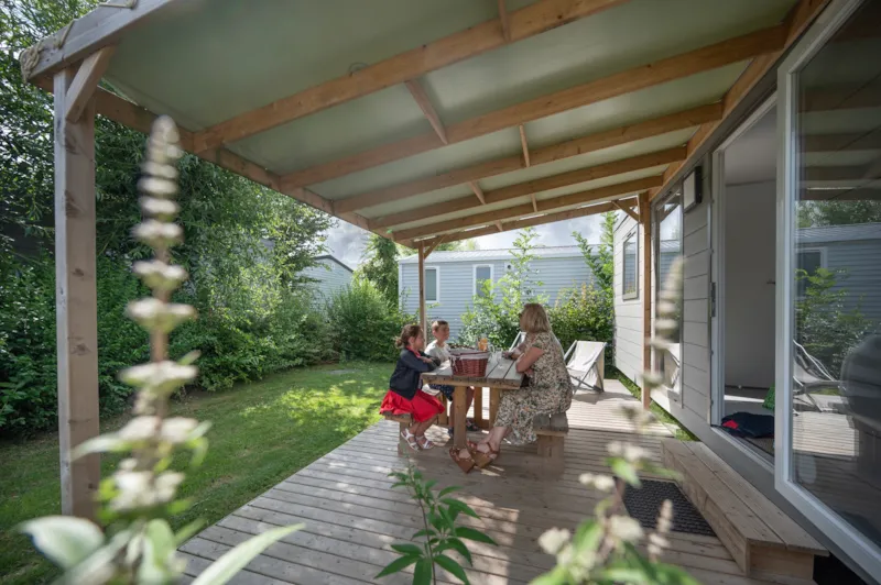 Mobil Home 33M² Confort (3 Chambres) + Terrasse Couverte