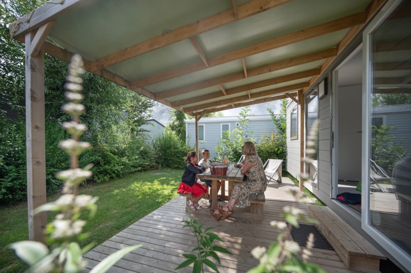Mobil Home 33m² Confort (3 chambres) + Terrasse couverte