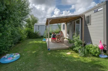 Mietunterkunft - Mobilheim 30M² Komfort (2 Schlafzimmer) 15M² - Flower Camping Caravaning Les Aubépines