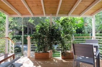 Mietunterkunft - Bungalow H Next Suite Halbpension - Camping Molino a Fuoco