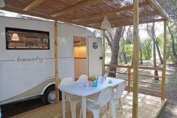 Location - Caravan Beachy With Air Conditioning - Riva di Ugento Beach Camping Resort