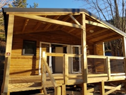 Alojamiento - Chalet Sésame Confort 35M² - Camping Calme et Nature