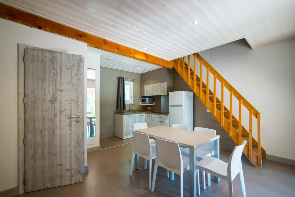 Huuraccommodatie(s) - Huis Type B (Begane Grond, Mezzanine) - Camping Village Vacances Naturiste Bagheera
