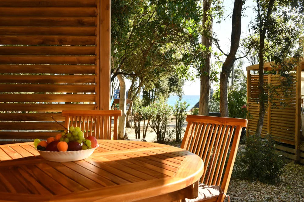 Huuraccommodatie(s) - Declick 3 Slaapkamers - Zeezicht - Camping Village Vacances Naturiste Bagheera