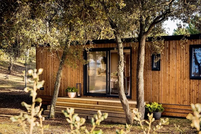 Huuraccommodatie(s) - Key West Luce & Mare Met 2 Slaapkamers / 2 Badkamers - Camping Village Vacances Naturiste Bagheera