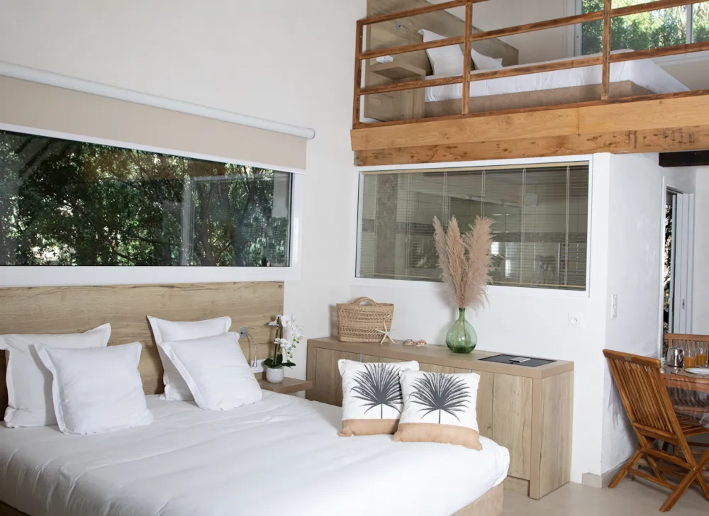 Huuraccommodatie(s) - Huis Type Ab8 - Zeezijde - Camping Village Vacances Naturiste Bagheera