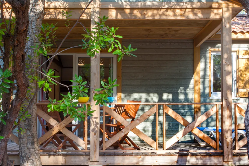 Huuraccommodatie(s) - Chalet Superior Met 2 Slaapkamers - Camping Village Vacances Naturiste Bagheera