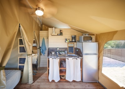 Lodge Confort, 2 bedrooms, bathroom