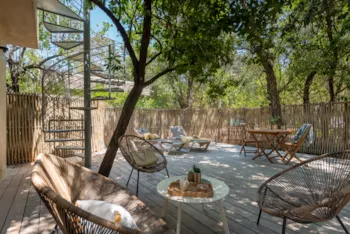 Location - Mini Villa A Superieure - 2 Personnes - Camping Village Vacances Naturiste Bagheera