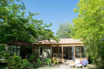 Mietunterkunft - Chalet Fabre Großartiger Komfort-Geschirrspüler Und Umkehrbare Klimaanlage 35M² - Camping Le Vieux Colombier