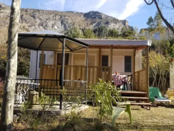 Mietunterkunft - Mobilheim First 27M² - 2 Zimmer - Camping Le Vieux Colombier
