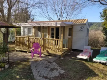 Mietunterkunft - Mobilheim Savanah 32M² - 2 Zimmer - Camping Le Vieux Colombier