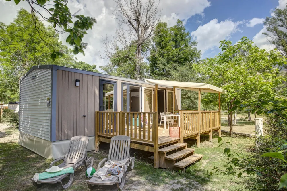 Mietunterkunft - Mobilheim - 2 Schlafzimmer - 2 Badezimmer - Klimaanlage **** - Camping Sandaya Domaine du Verdon