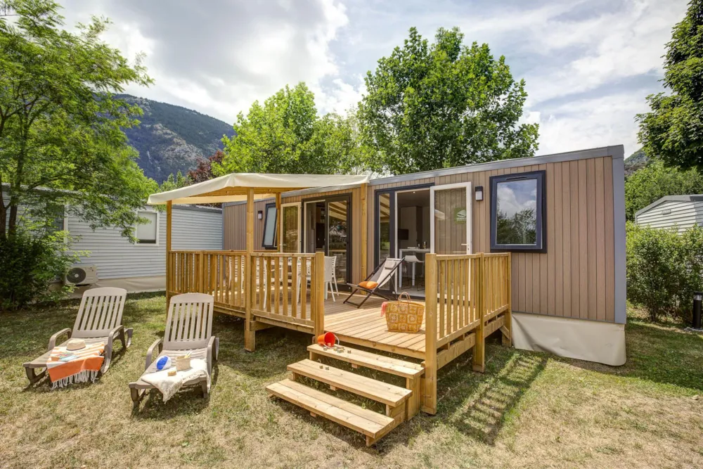 Mietunterkunft - Mobilheim - 3 Schlafzimmer - 2 Badezimmer + Wc - Klimaanlage **** - Camping Sandaya Domaine du Verdon