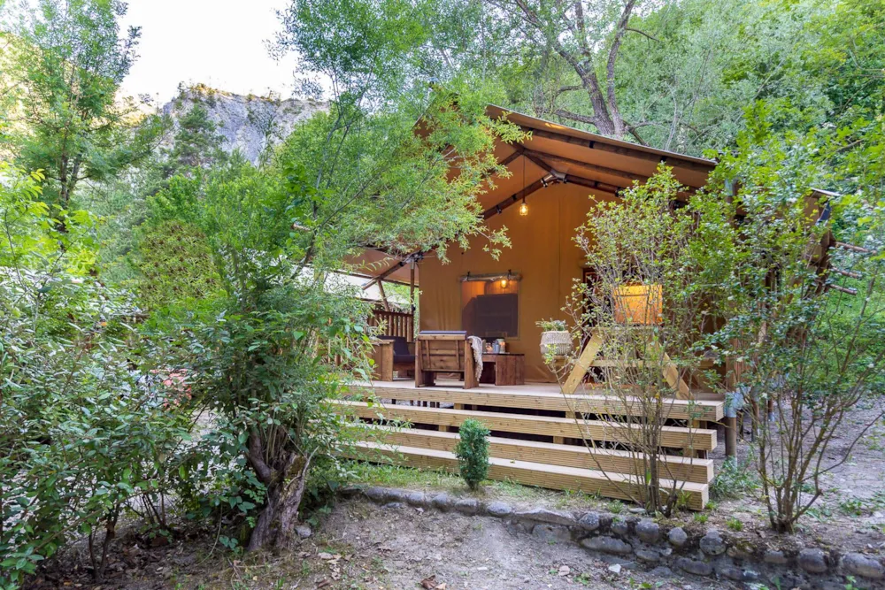 Mietunterkunft - Lodge 2 Schlafzimmer **** - Camping Sandaya Domaine du Verdon