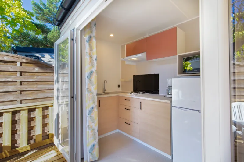 Mobilhome Duo Romarin 20M² / Climatisé-1 Chambre - Terrasse 11M2
