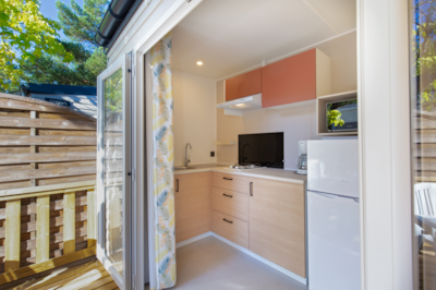 Mobile Home DUO Romarin 20m² / air conditioned-1 bedroom - Terrace 11m2 — 2