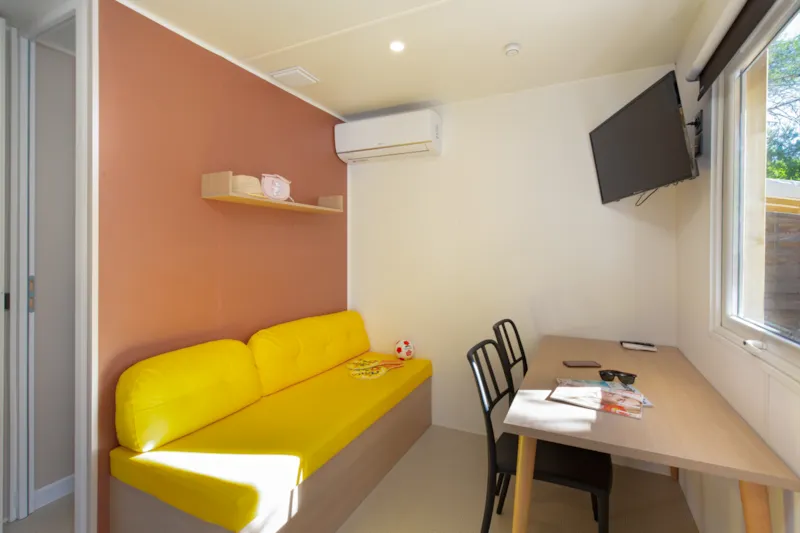 Mobilhome Duo Romarin 20M² / Climatisé-1 Chambre - Terrasse 11M2