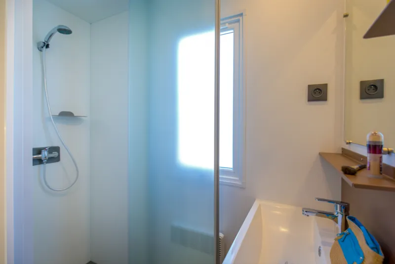 Mobilhome Duo Romarin 20M² / Climatisé-1 Chambre - Terrasse 11M2