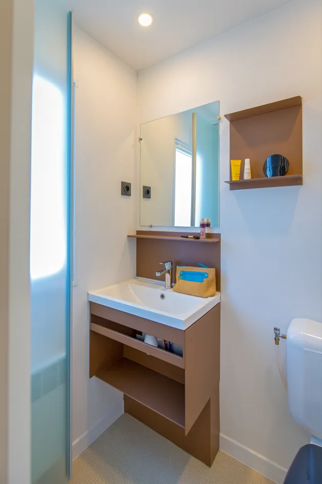 Mobilhome Duo Romarin 20M² / Climatisé-1 Chambre - Terrasse 11M2
