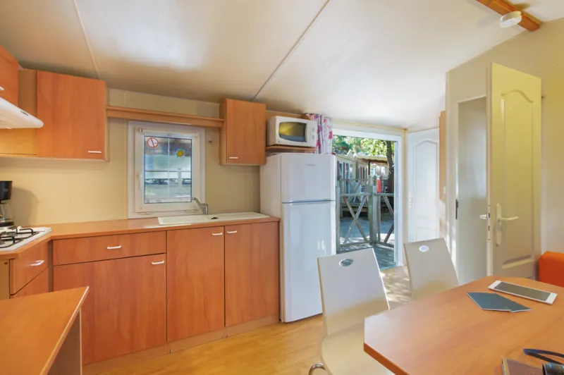 Mobilhome  Standard Zola 28M² +10 Ans Climatisé 2 Chambres - Terrasse 15M2