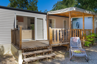 Mobile Home CONFORT + Raimu 28 m2 air conditioned- 2 bedrooms - Air conditioning- Terrace 15m2 — 3