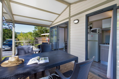 Chalet PREMIUM Daudet 30 m2 air conditioned- 2 bedrooms - Terrace 13.5 m2 — 2